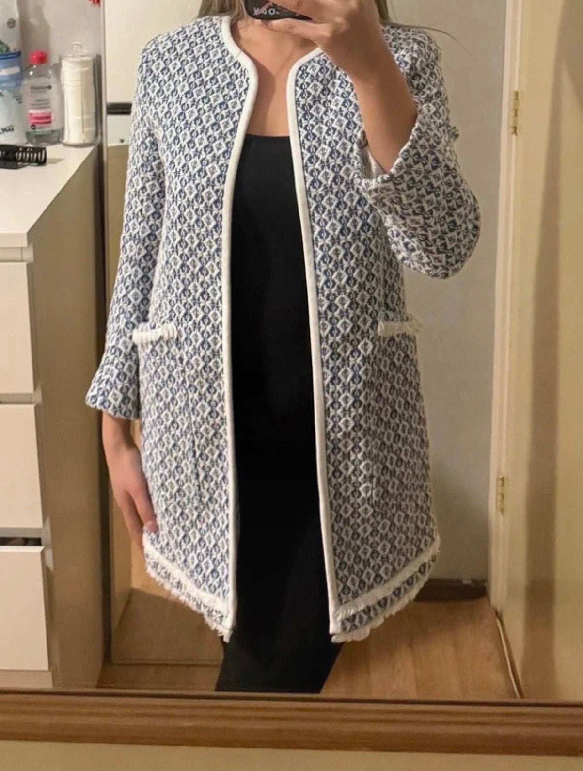 Zara vest maat S, Ophalen of Verzenden, Nieuw, Maat 36 (S), Blauw