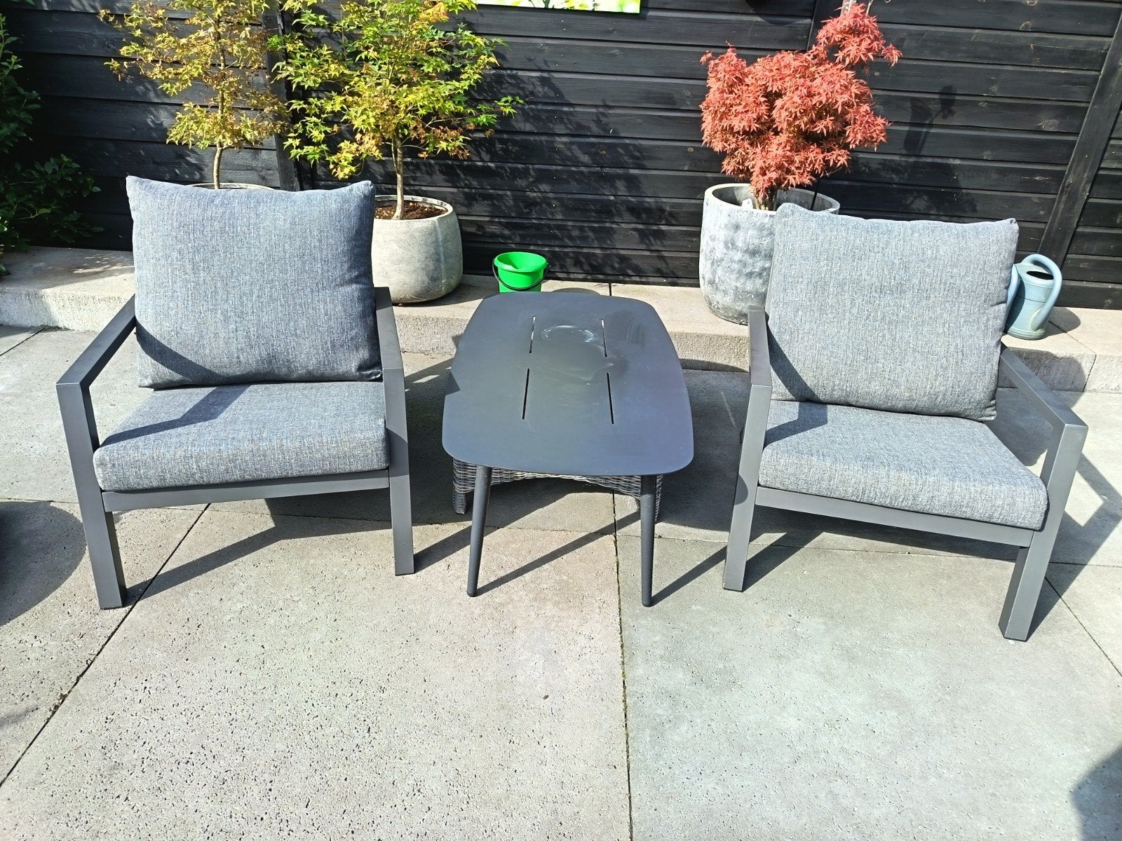 2 tuinstoelen, Tuin en Terras, Ophalen, Zo goed als nieuw, Aluminium