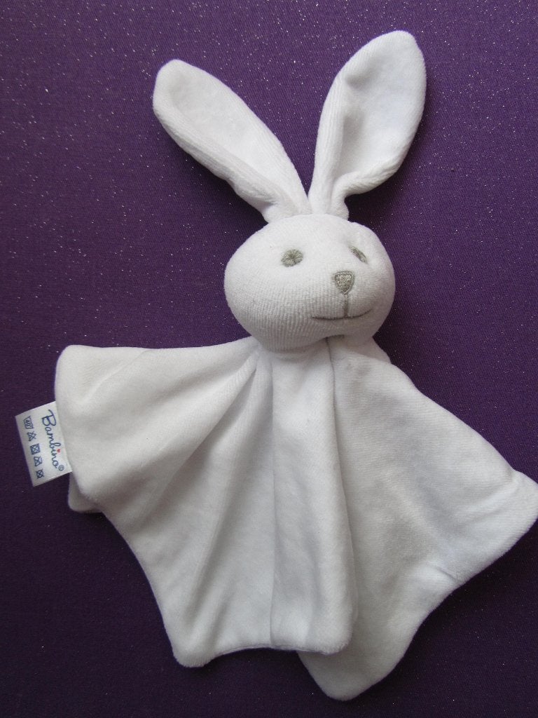 BAMBINO Knuffeldoekje KONIJN. WIT **Nieuw**, Ophalen of Verzenden, Nieuw, Konijn, Overige merken
