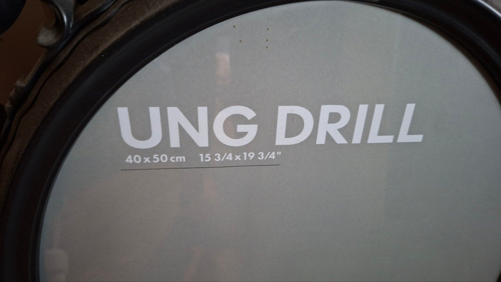 IKEA UNG DRILL Fotolijsten - 1 zonder glas, Ophalen, Gebruikt, Standaard fotolijst, Hangend