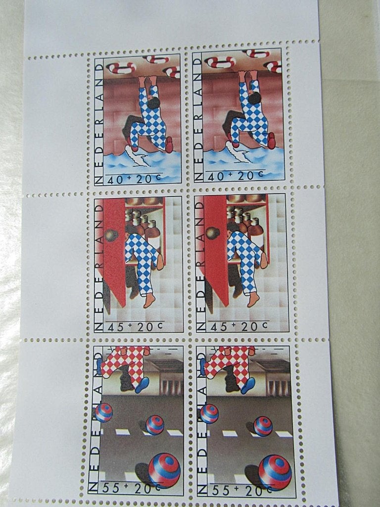 vel kinderpostzegels type 10, Ophalen of Verzenden, Postfris