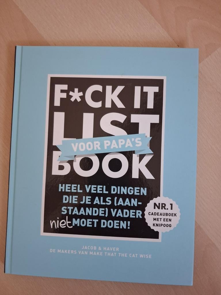 F*ck It List voor Papa's: Cadeauboek met knipoog, Ophalen of Verzenden, Zo goed als nieuw, Jacob & Haver, Nederland