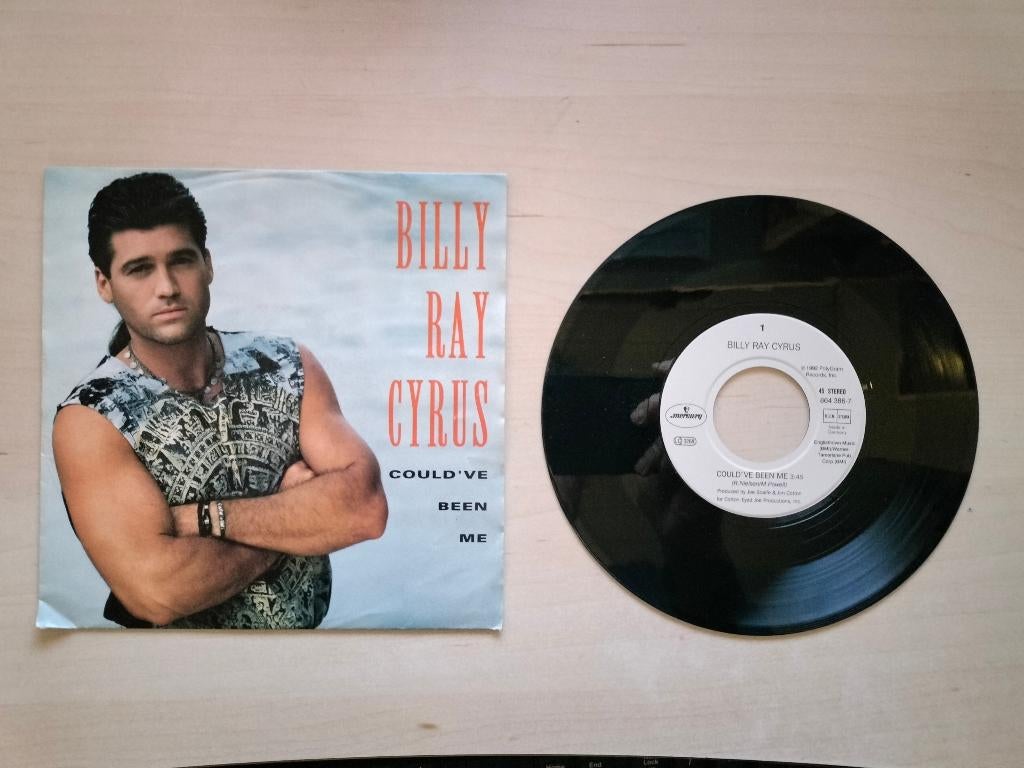 Billy Ray Cyrus - Could've been me / Achy breaky heart(live), Cd's en Dvd's, Vinyl Singles, Gebruikt, 7 inch, Single, Ophalen of Verzenden