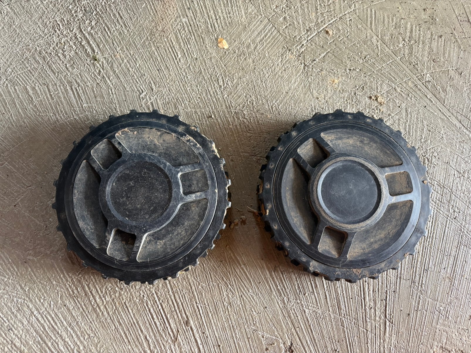 Orginele Worx robotmaaoer wielen, Ophalen of Verzenden, Gebruikt