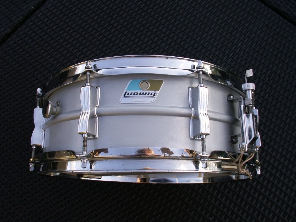 Ludwig Acrolite snare drum 14x5  jaren 80, Ophalen of Verzenden, Gebruikt, Ludwig