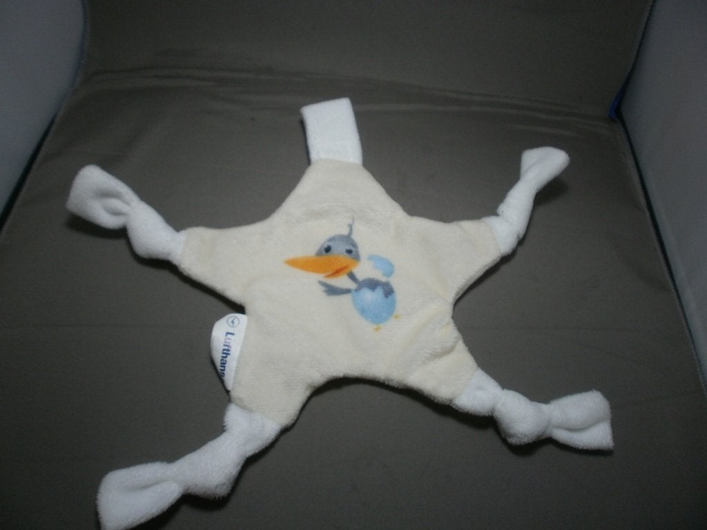 Lufthansa speendoek met speen lus doekje met vogel, Nieuw, Ophalen of Verzenden, Wasbaar, Middelgroot (20 tot 80 cm)