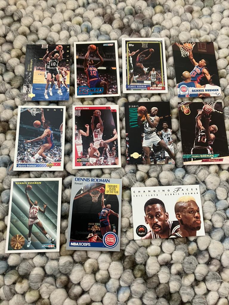 Dennis Rodman nba hoops 11x, Hobby en Vrije tijd, Stickers en Plaatjes, Ophalen of Verzenden, Nieuw, Plaatje