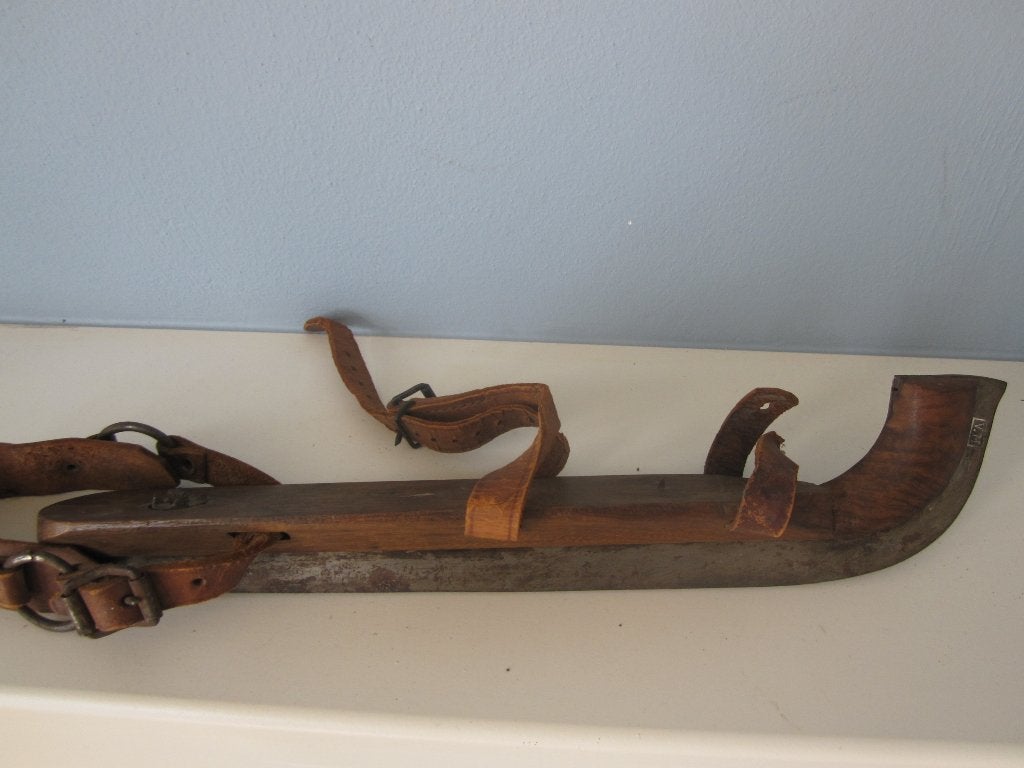 Houten schaats Z.H. Ameide, Antiek en Kunst, Ophalen of Verzenden