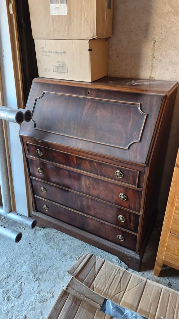 Antieke secretaire in goede staat, Ophalen, Gebruikt, Klassiek, Antiek