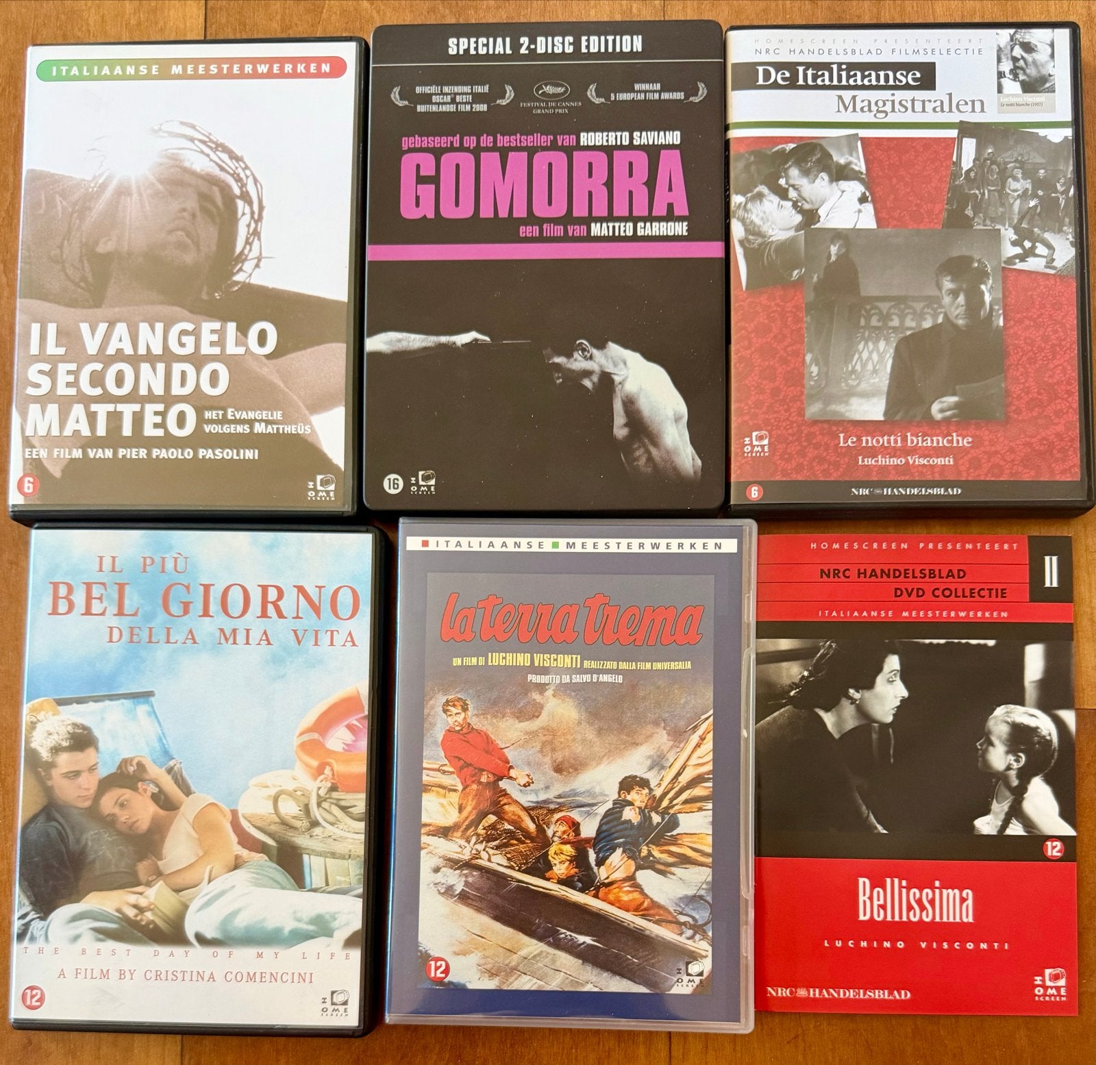 Italiaanse Meesterwerken DVD Collectie (6 films), Bonusmateriaal, Vanaf 16 jaar, Nederlands, Overige genres