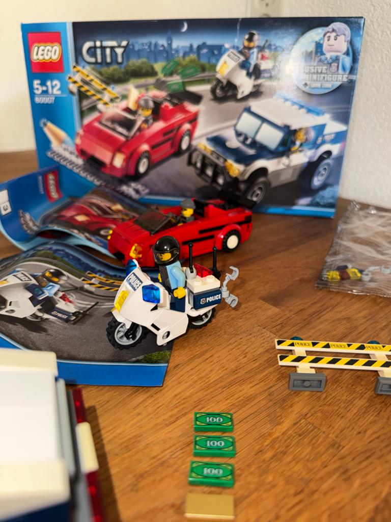 LEGO City 60007 Politie Achtervolging met instructies, Kinderen en Baby's, Speelgoed | Duplo en Lego, Ophalen, City, Lego, Zo goed als nieuw