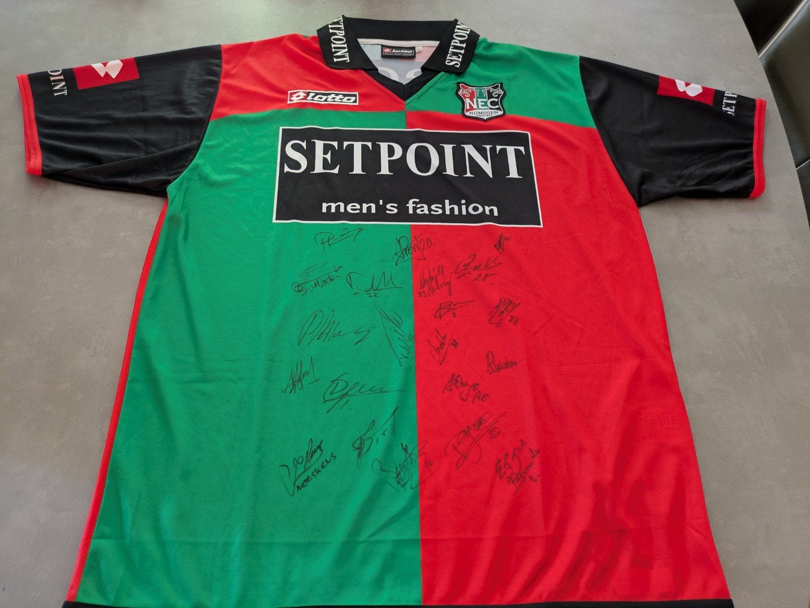 Voetbalshirt NEC vintage shirt 2004 Zeldzaam Zeer Mooi, Maat XL, Ophalen of Verzenden, Zo goed als nieuw, Shirt