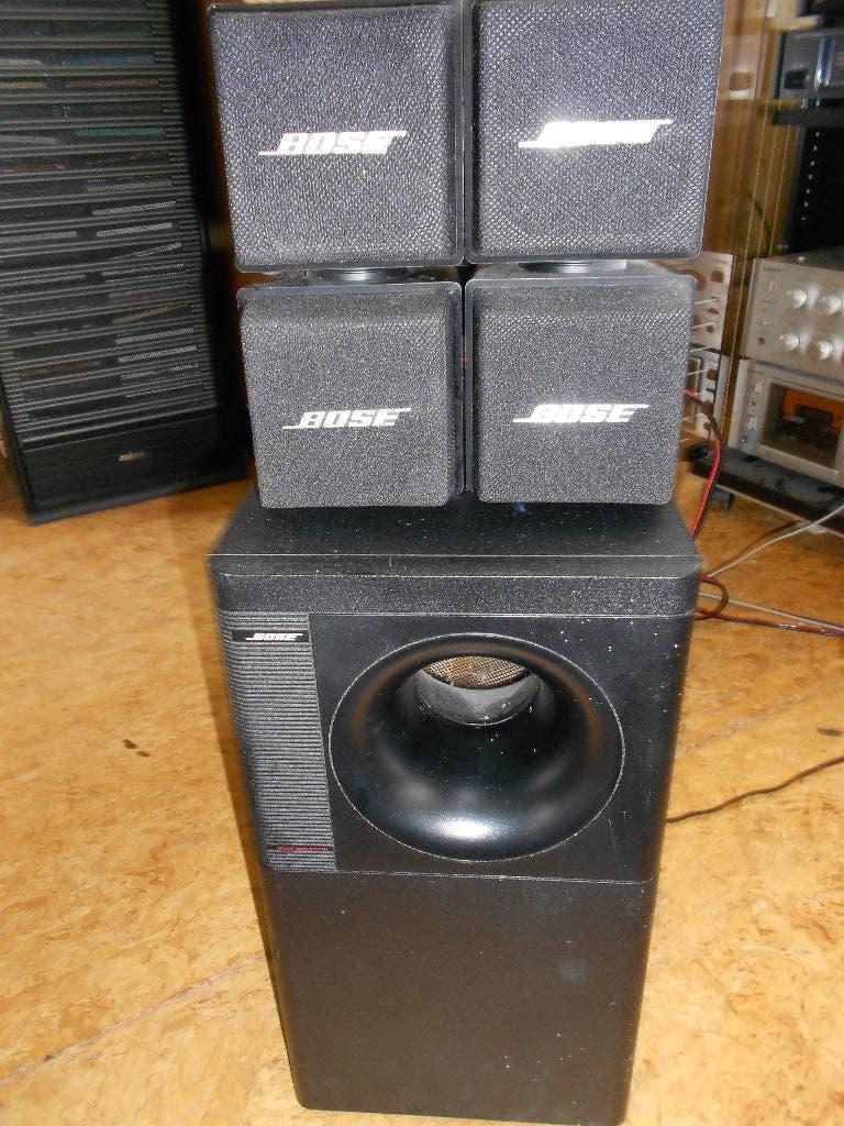 Goede Bose accoustimass set, sub plus cubes, Audio, Tv en Foto, Luidsprekers, Ophalen, Gebruikt, 60 tot 120 watt, Bose