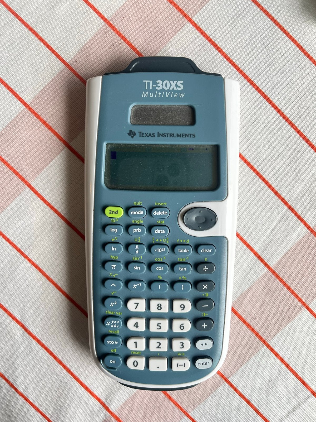 Texas Instruments rekenmachine (TI-30XS), Ophalen of Verzenden, Grafische rekenmachine, Zo goed als nieuw