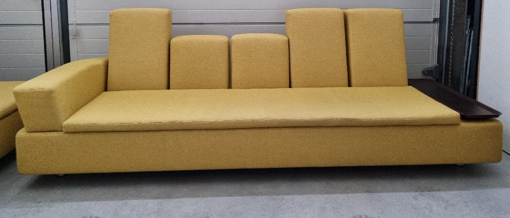 Giorgetti 'Multiplo' Sofa - Nicola Adami - Nagenoeg Nieuw, Ophalen, Stoel, Geel, Verstelbaar