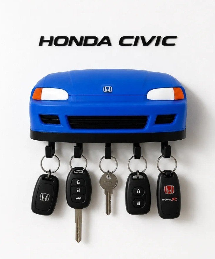 Honda Civic Sleutelhanger / Sleutelhouder - Diverse Kleuren, Ophalen of Verzenden, Nieuw