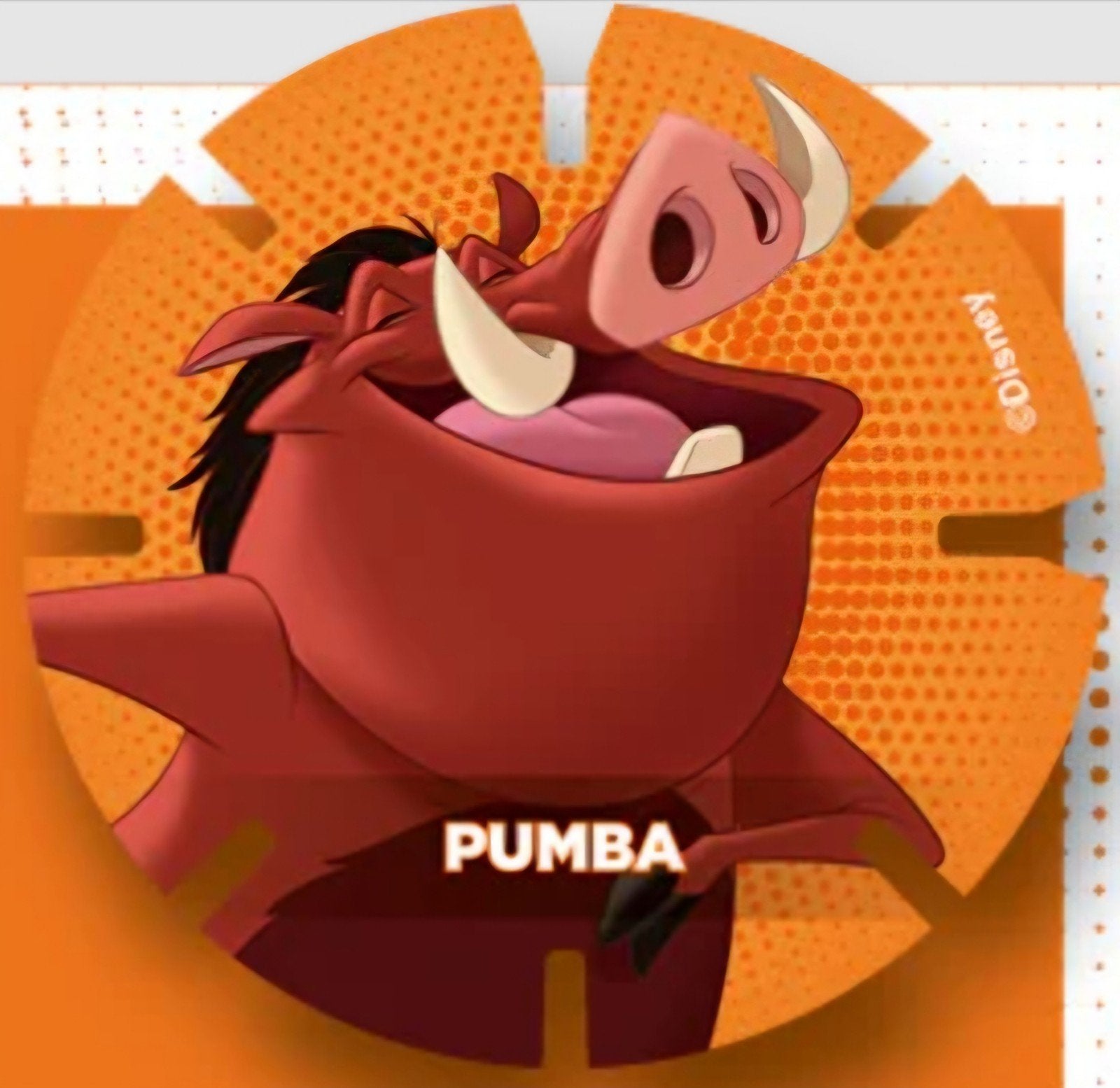 Disney Flippo's - Diskeyz - Pumba, Ophalen, Overige figuren, Nieuw, Overige typen