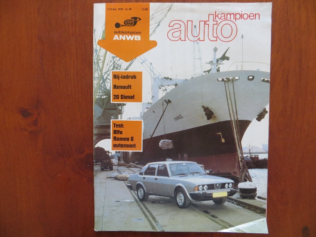 Autokampioen 49 1979 Alfa Romeo 6 aut., Renault 20 diesel, Ophalen of Verzenden, Zo goed als nieuw, Alfa Romeo