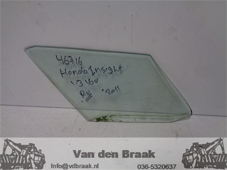 Honda Insight 2009-2014 Scheerruit portier rechts voor, Honda, Gebruikt, -, Herkomst onderdeel bekend