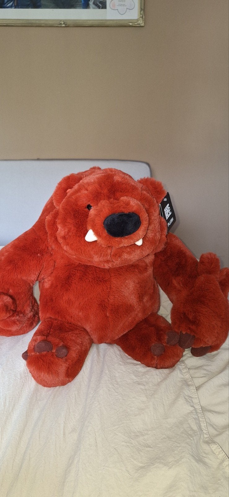 zeldzame brawl stars nita bear knuffel supercell, Overige merken, Overige karakters, Beer, Nieuw
