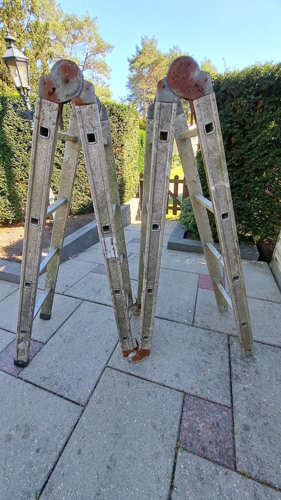 Opvouwbare trap van ongeveer 4 meter, Ophalen, Gebruikt, Trap, Opvouwbaar of Inschuifbaar
