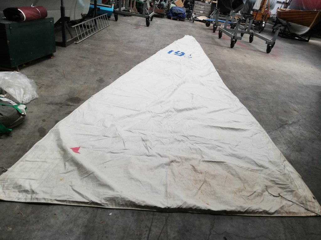 Grootzeil en fokken/Genua's, 6 meter of meer, Gebruikt, Grootzeil, 15 tot 30 m²