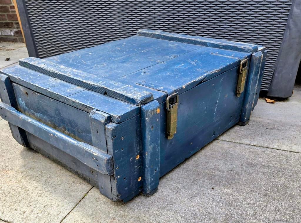 Te koop. Legerkist 76-52-26cm, Ophalen, 50 tot 100 cm, 50 tot 75 cm