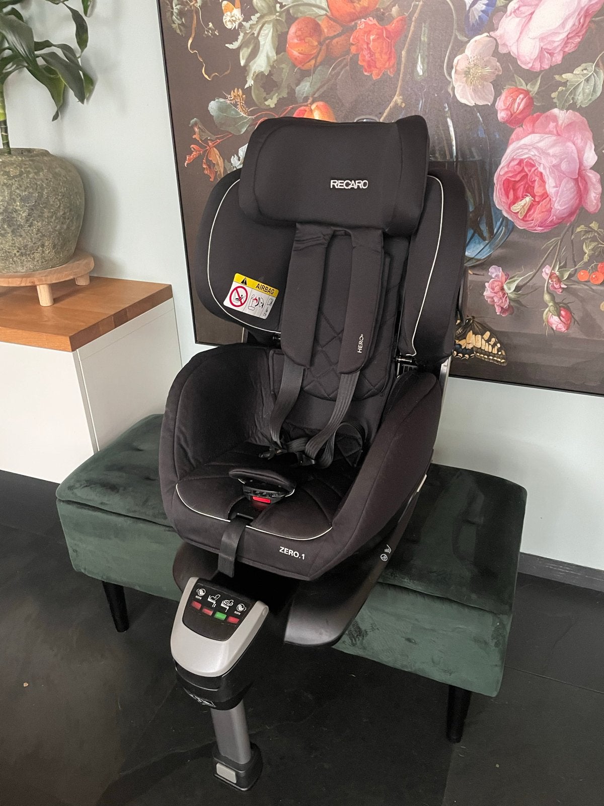 Recaro Zero.1 Elite kinder autostoel maxicosi  Isofix, Kinderen en Baby's, 0 t/m 18 kg, Verstelbare rugleuning, Zo goed als nieuw
