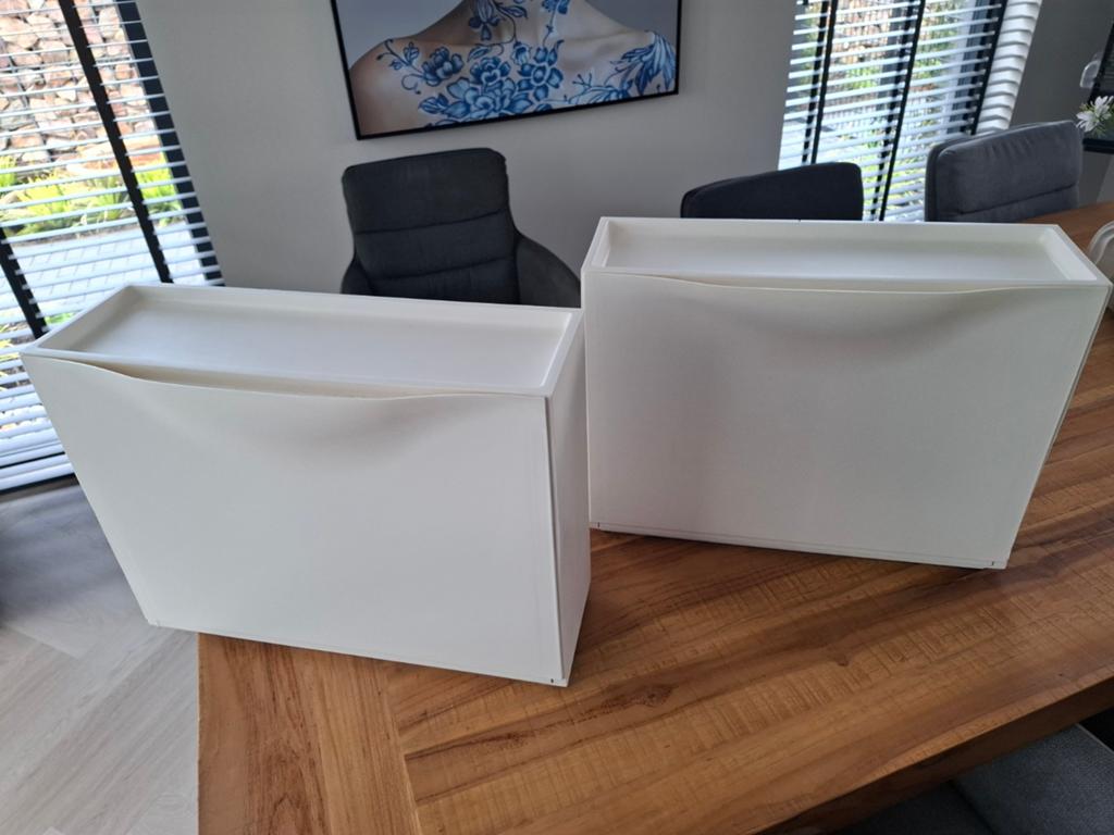 Ikea trones 2 stuks wit, Ophalen, 50 tot 100 cm, Minder dan 50 cm, Minder dan 50 cm