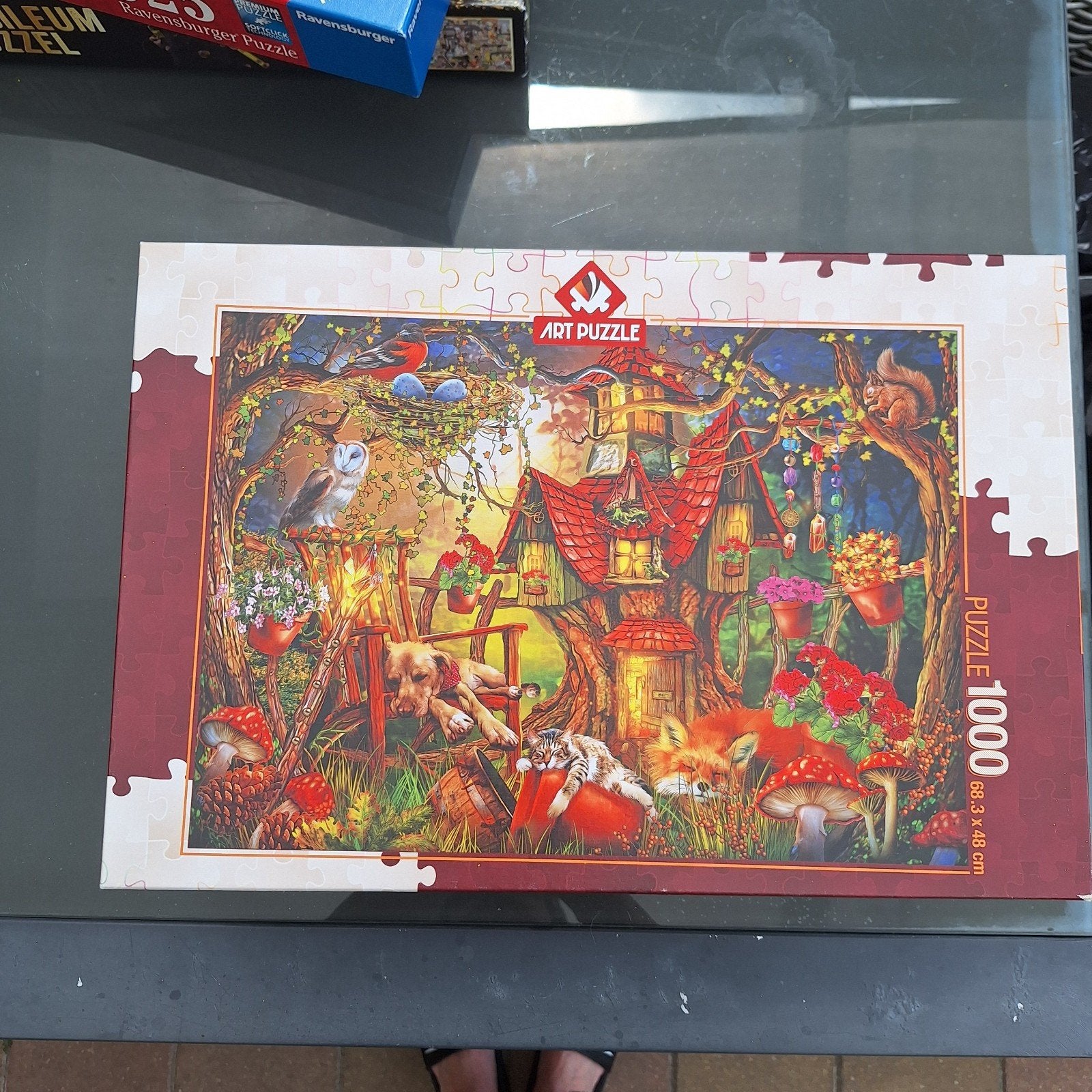 4 mooie puzzels 1000 stukjes, Ophalen of Verzenden, 500 t/m 1500 stukjes, Zo goed als nieuw, Legpuzzel