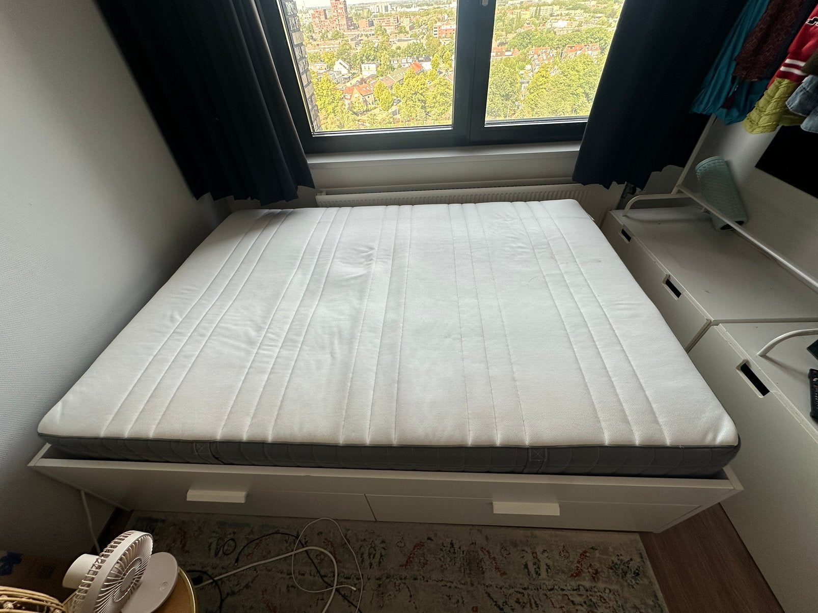 Matras 140 x 200 cm, Ophalen, Tweepersoons, 140 cm, Zo goed als nieuw