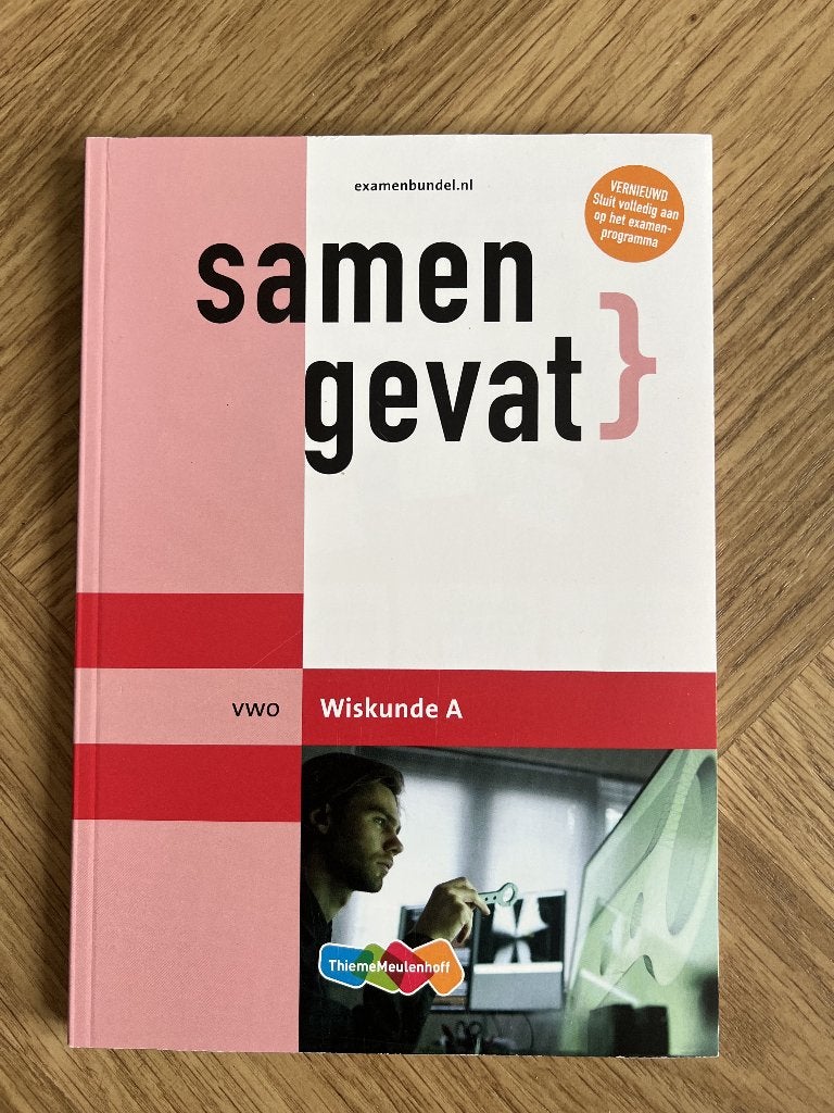 Samengevat Wiskunde A - VWO, Boeken, Schoolboeken, Ophalen, Zo goed als nieuw, VWO, Wiskunde A