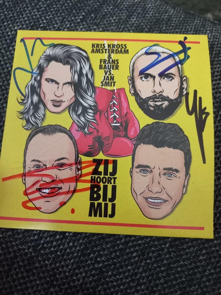 Jan Smit, Frans Bauer, Kris Kross Amsterdam GESIGNEERD, Ophalen of Verzenden, Nieuw in verpakking, Levenslied of Smartlap