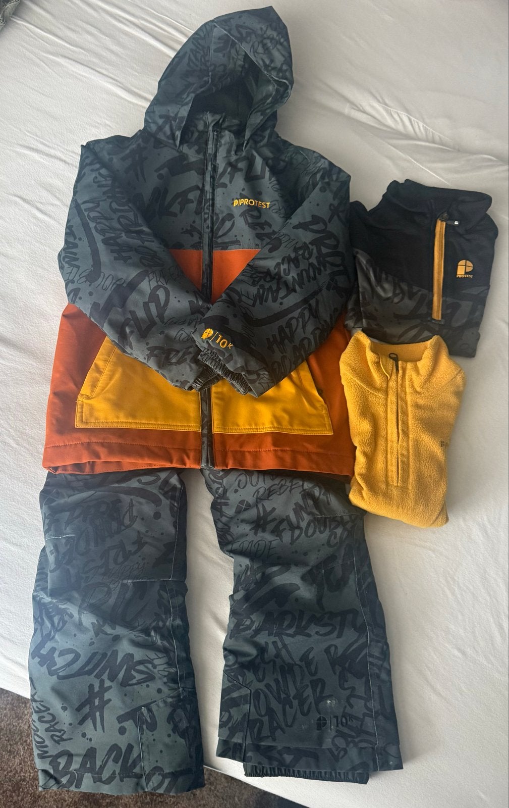 Protest ski-outfit maat 110/116 met 2 fleecetruien, Kinderen en Baby's, Ophalen of Verzenden, Zo goed als nieuw