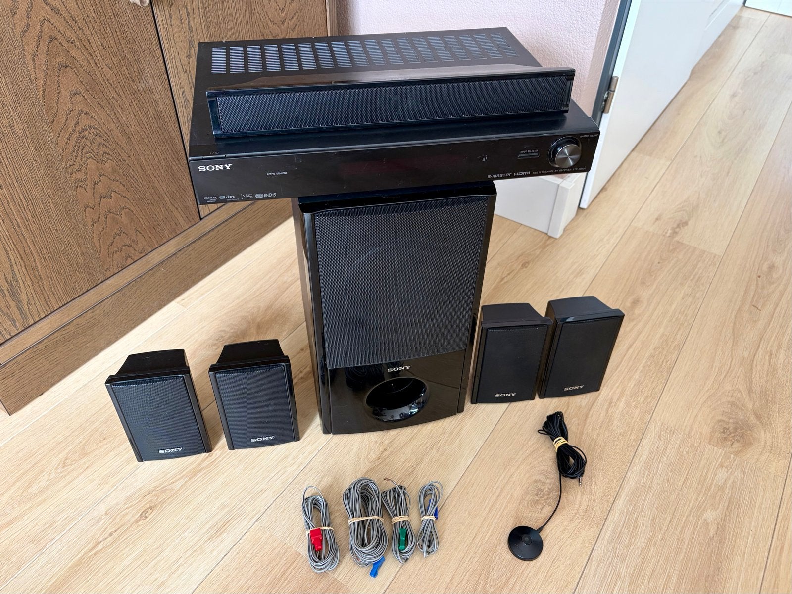Sony STR-KS100 Home Cinema Set met 5 speakers en subwoofer, Gebruikt, Sony, Speakers, Losse componenten