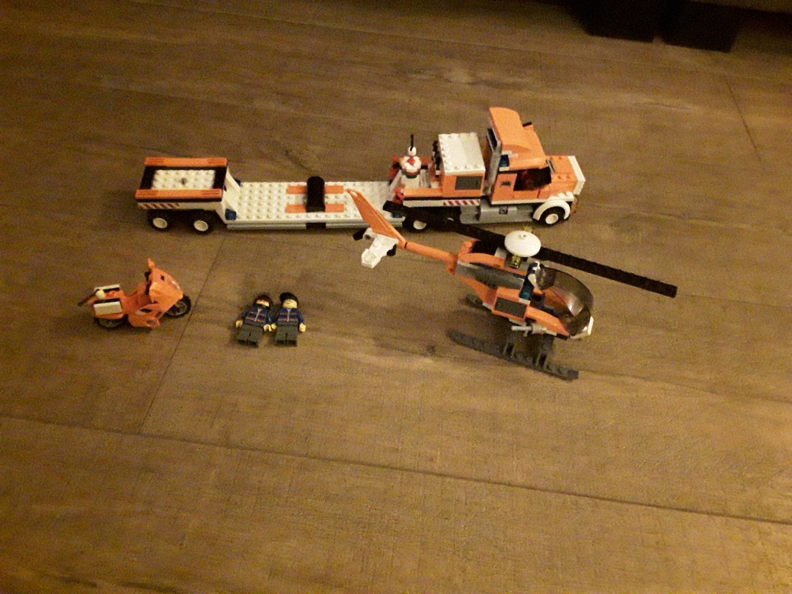 lego city helikopter transport, Ophalen, Lego, Complete set, City