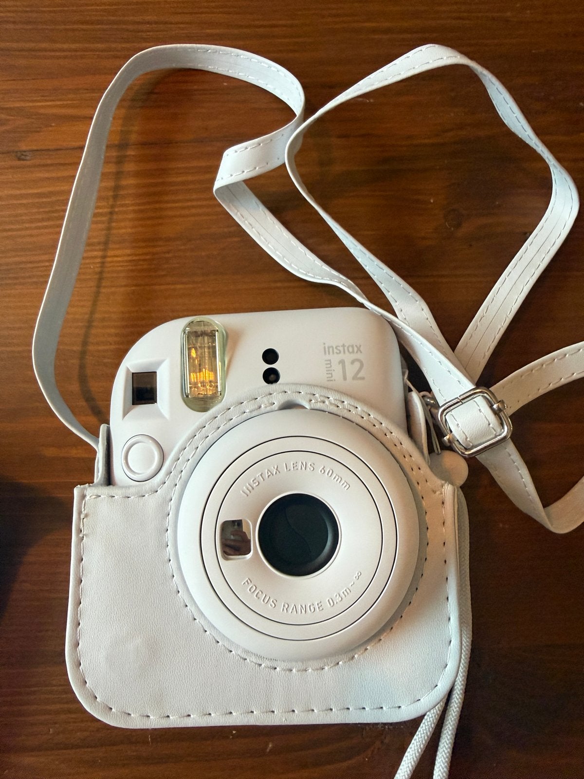 Instax Mini 12 met bijpassend hoesje, Instant camera, Zo goed als nieuw, Fujifilm, Geen optische zoom