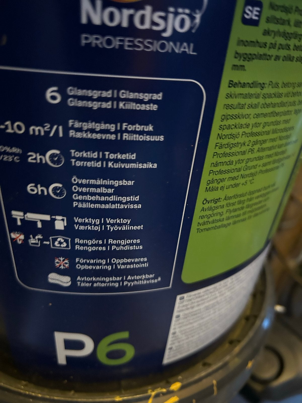 Nordsjö Professional Verf RAL 1024 Okergeel, Geel, Ophalen of Verzenden, 20 liter of meer, Verf
