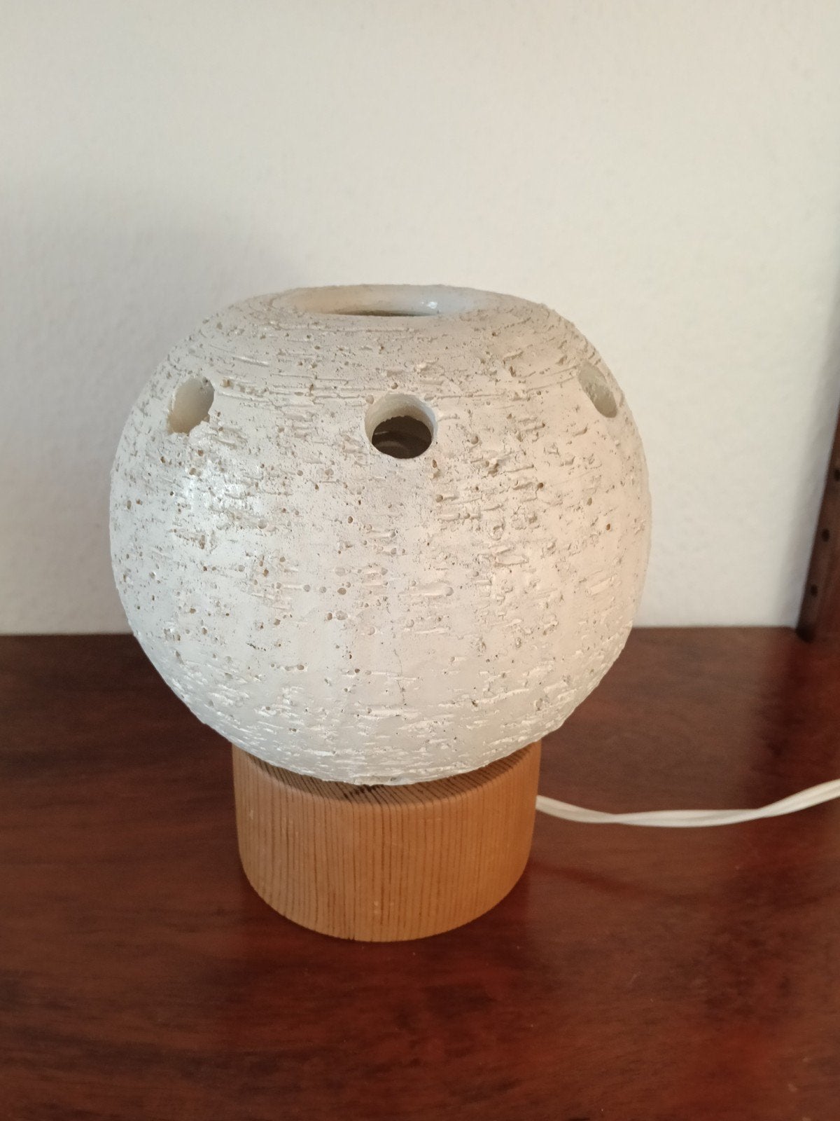 Vintage space age tafellamp keramiek 1970s, Ophalen of Verzenden, Keramiek, Vintage