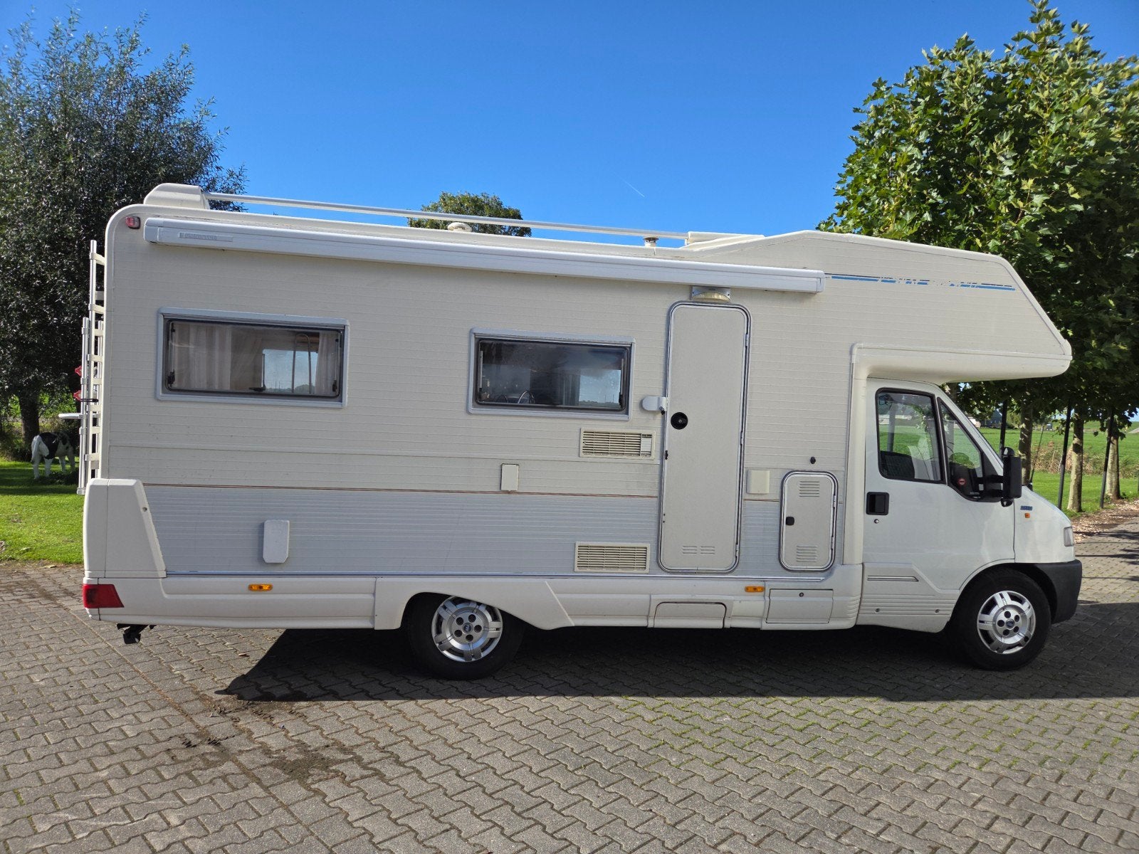 zeer nette Fiat Granduca alkoof camper,6 pers.,1995, Caravans en Kamperen, Overige merken, Alkoof, Ringverwarming, Fiat