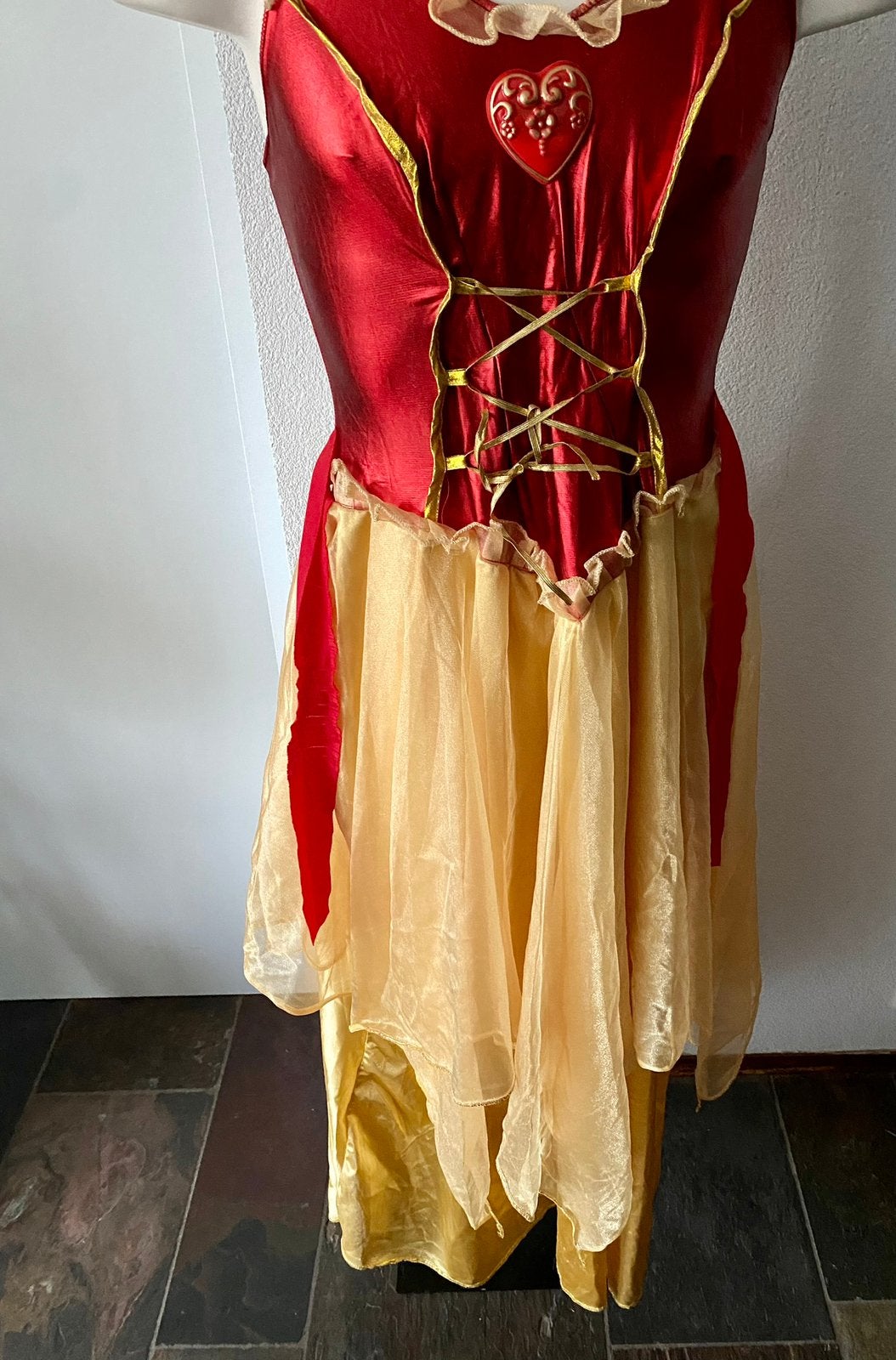 Lange jurk maat S/M Prinses Feest Carnaval, Ophalen of Verzenden, Zo goed als nieuw, Carnaval