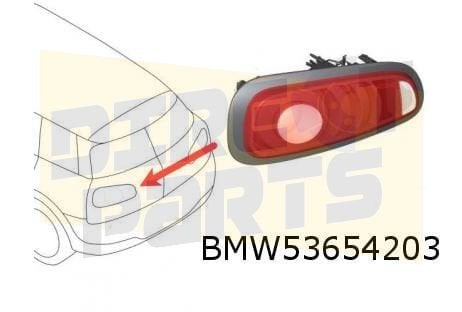 Mini	Clubman (3/14-6/17) Achterlicht Links (Clubman) OES! 63
