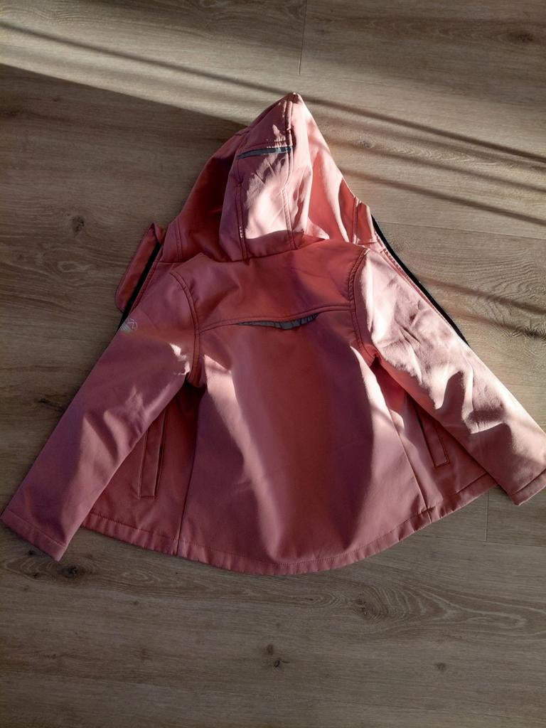 Hema Softshell Jas Roze Maat 122/128, Gebruikt, Meisje, Ophalen of Verzenden, Hema