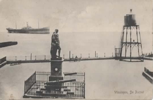Vlissingen De Ruyter vuurtoren, Verzenden, Voor 1920, Gelopen, Zeeland