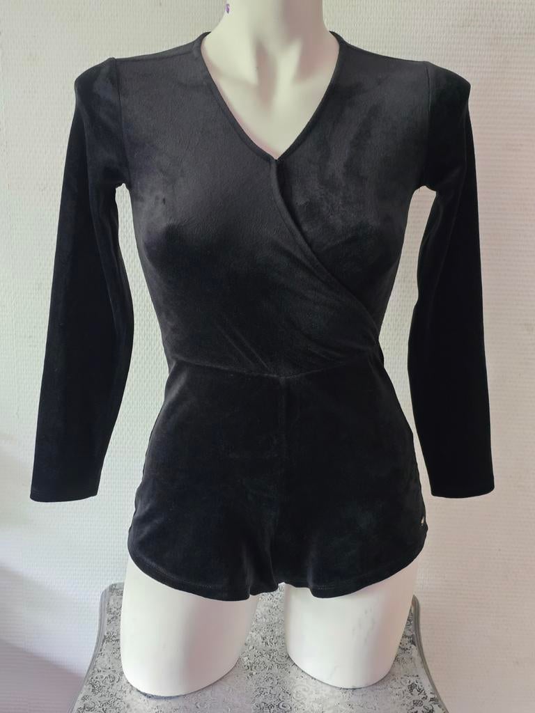 Coolcat meisjes zwarte fluwelen jumpsuit maat 134-140, Overige typen, Meisje, Coolcat, Ophalen of Verzenden