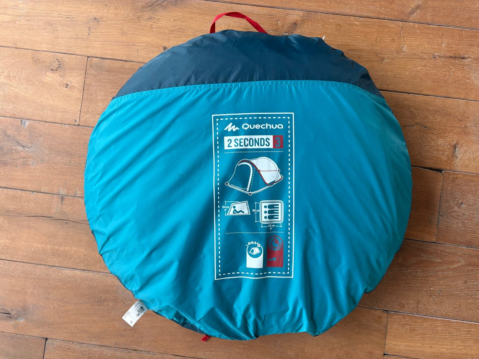 QUECHUA 2 Seconds pop-up tent voor 3 personen, blauw (2x), Ophalen of Verzenden, Tot en met 3