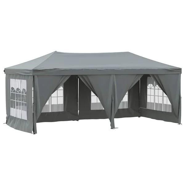 Partytent 3x6m Antraciet - Inklapbaar - Zo goed als nieuw, Tuin en Terras, Partytenten, Ophalen
