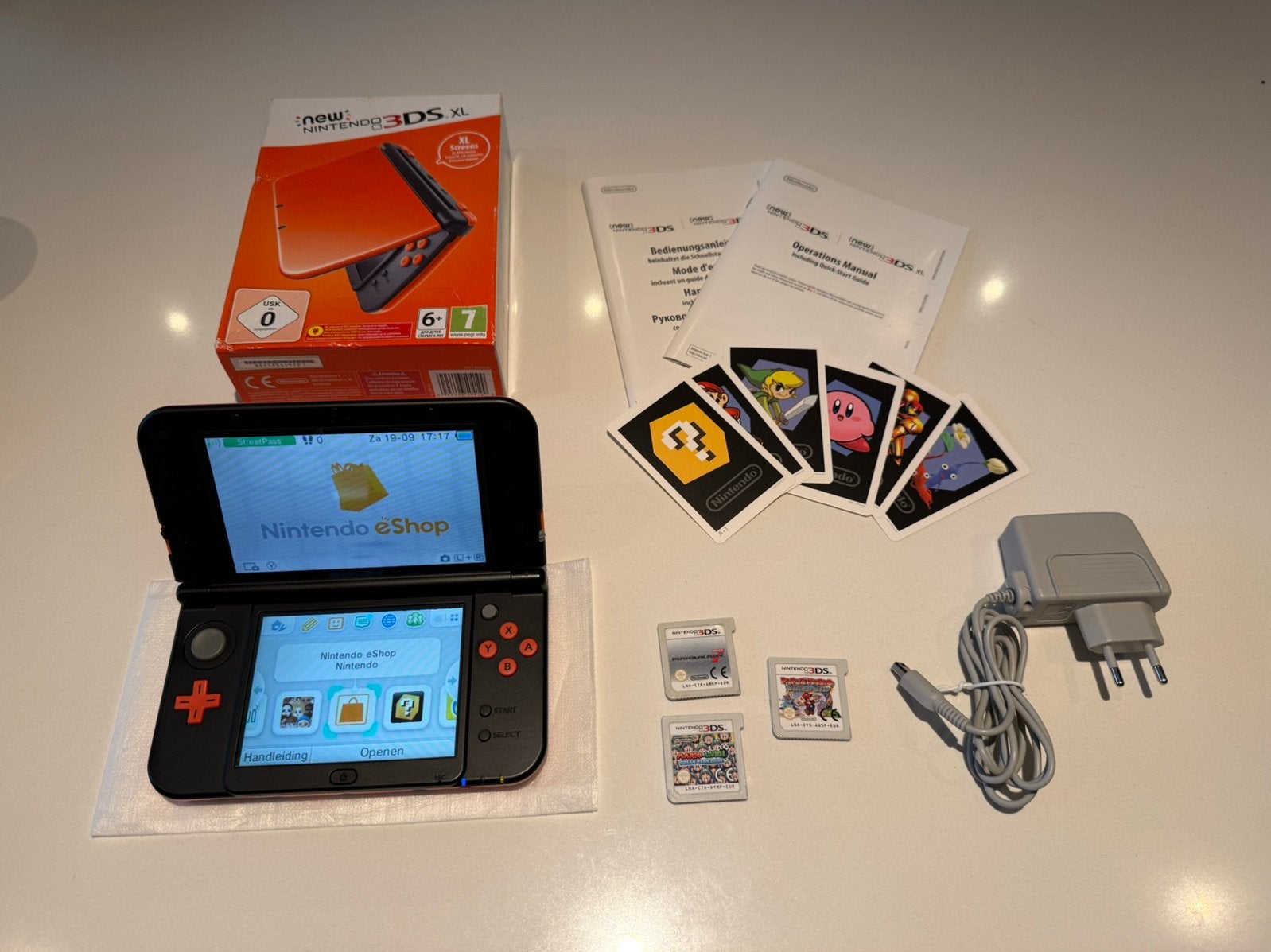 New Nintendo 3DS XL - onder IPS- Compleet + games & lader, Spelcomputers en Games, Overige kleuren, 3DS XL, Ophalen of Verzenden