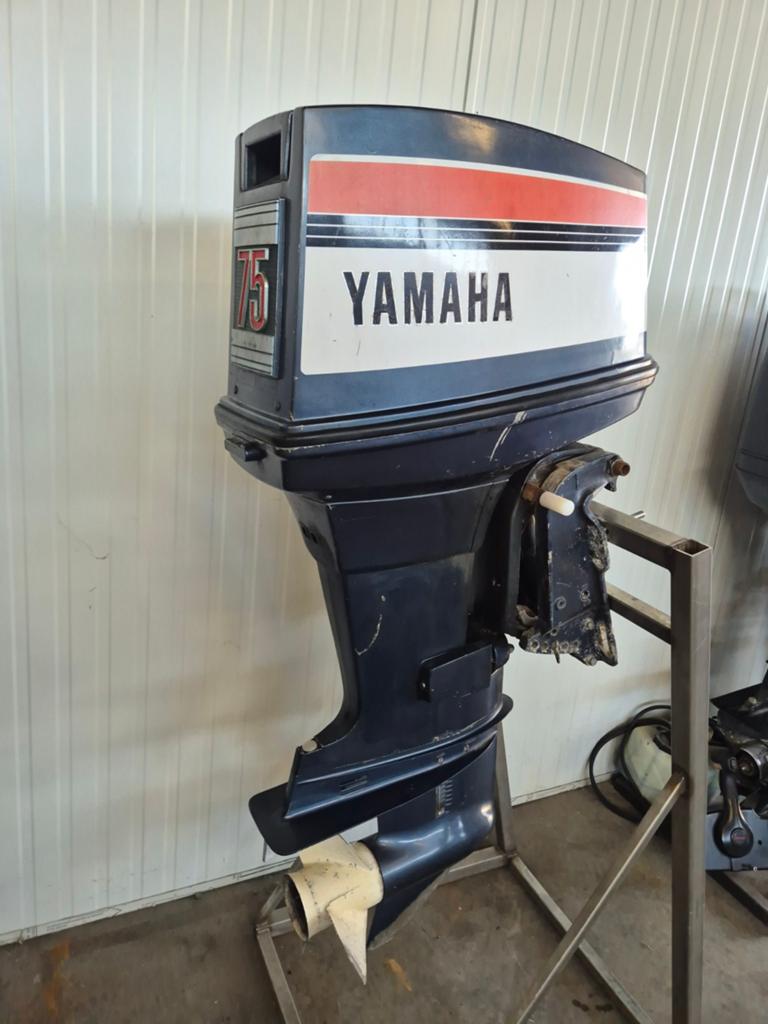 YAMAHA 75PK, Ophalen of Verzenden, Zo goed als nieuw, Benzine, Elektrische start