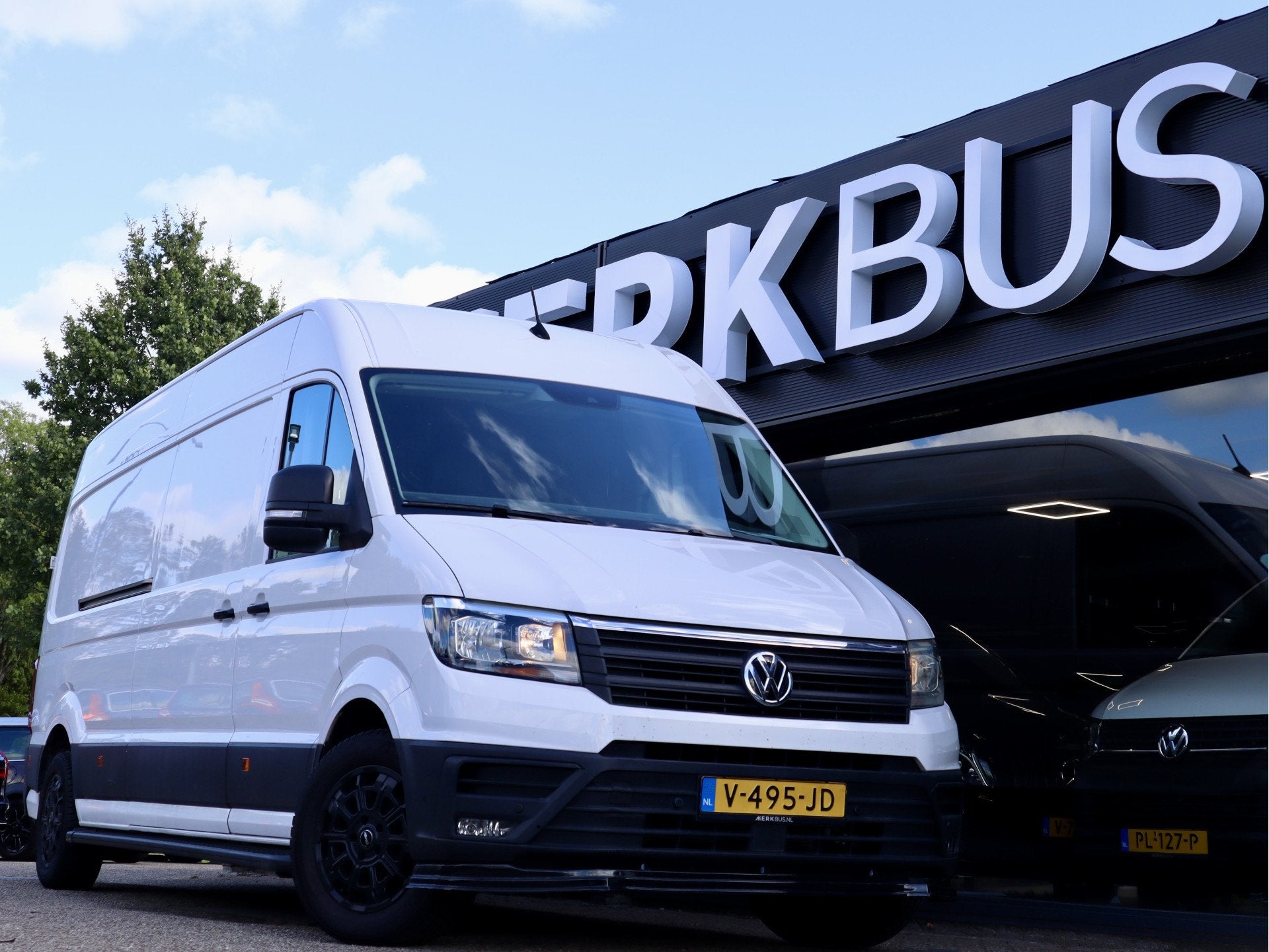 Volkswagen Crafter 35 2.0 TDI L4H4 MARGE/BTW VRIJ (bj 2017), Auto's, Bestelauto's, Stof, Gebruikt, Euro 6, 4 cilinders